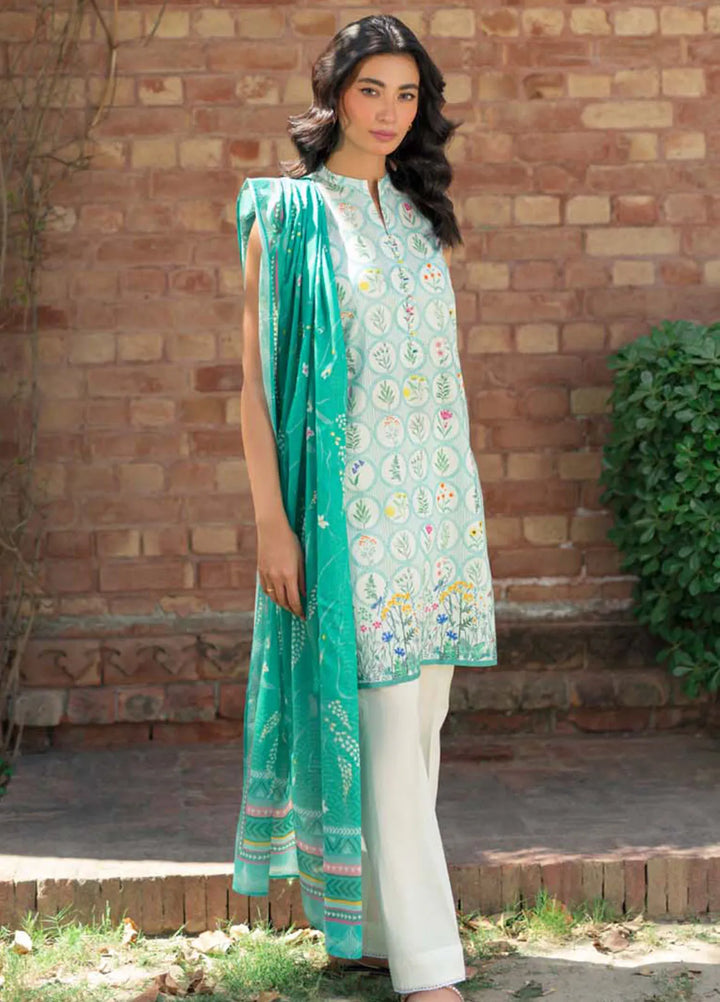 Sahar Printed Lawn Suit Unstitched 3 Piece SHR24S S24-PL-V2-07 - Summer Collection