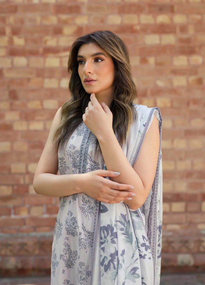 Sahar Printed Lawn Suit Unstitched 3 Piece SHR24S S24-PL-V2-08 - Summer Collection
