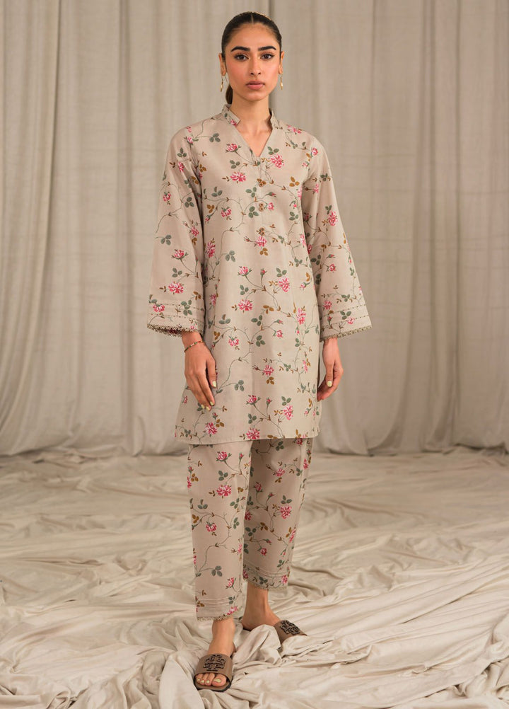 Sahar Printed Lawn Suits Unstitched 2 Piece SHR24PE S24-PL-V1-12 - Summer Collection