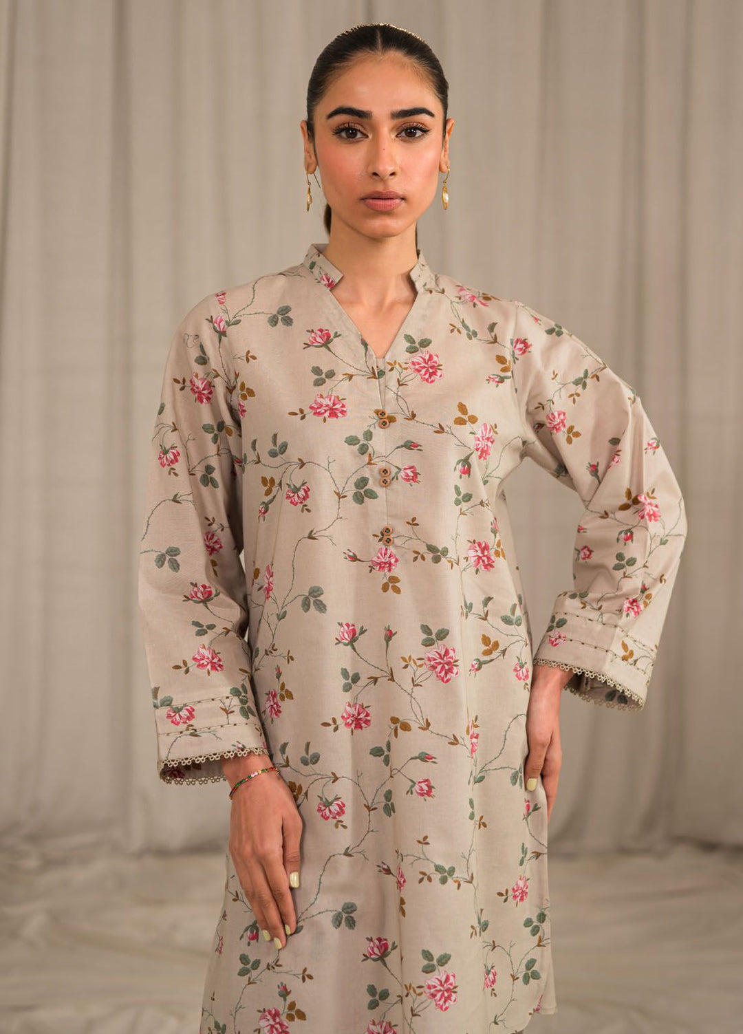 Sahar Printed Lawn Suits Unstitched 2 Piece SHR24PE S24-PL-V1-12 - Summer Collection