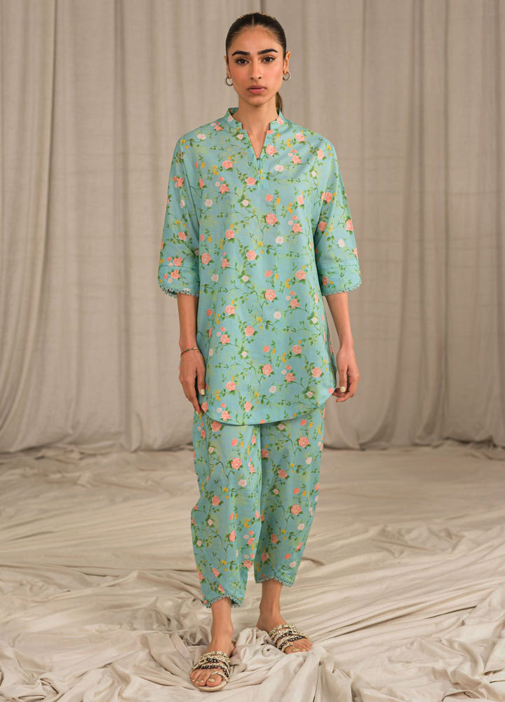 Sahar Printed Lawn Suits Unstitched 2 Piece SHR24PE S24-PL-V1-13 - Summer Collection