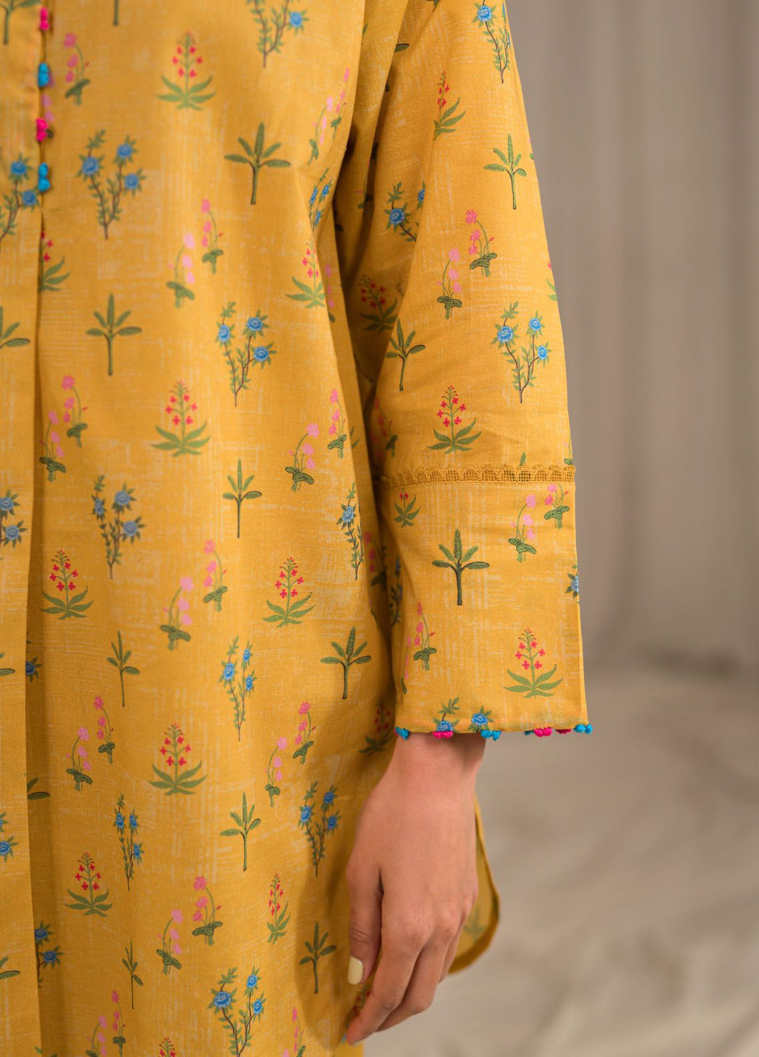 Sahar Printed Lawn Suits Unstitched 2 Piece SHR24PE S24-PL-V1-15 - Summer Collection