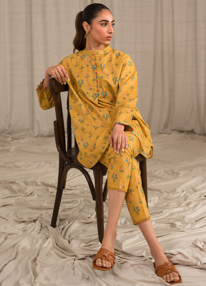 Sahar Printed Lawn Suits Unstitched 2 Piece SHR24PE S24-PL-V1-15 - Summer Collection