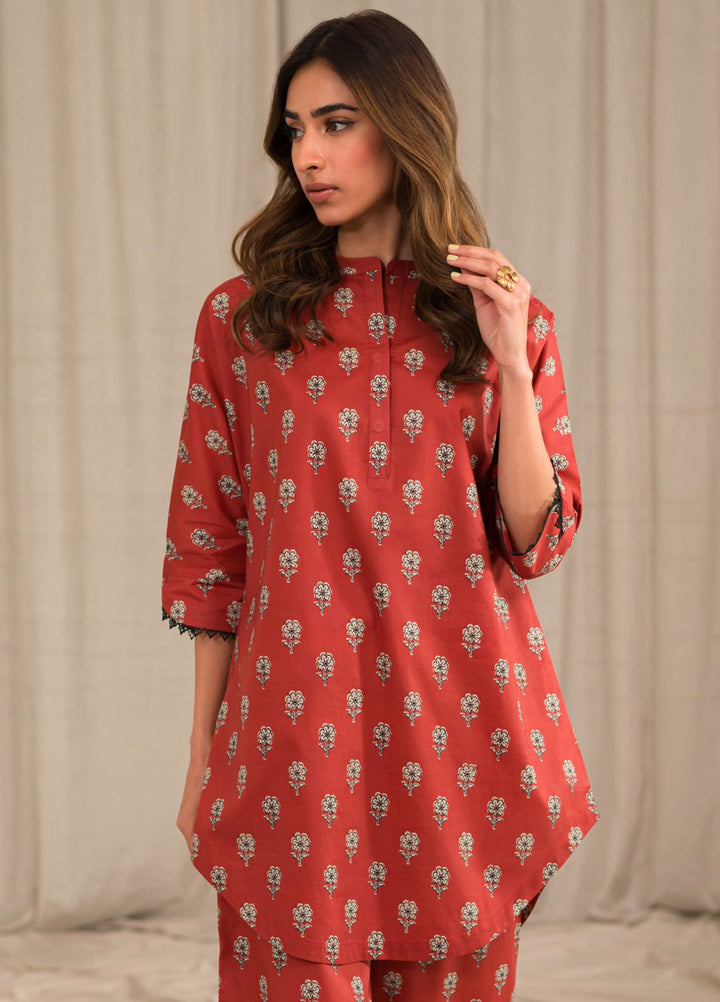 Sahar Printed Lawn Suits Unstitched 3 Piece SHR24PE S24-PL-V1-02 - Summer Collection