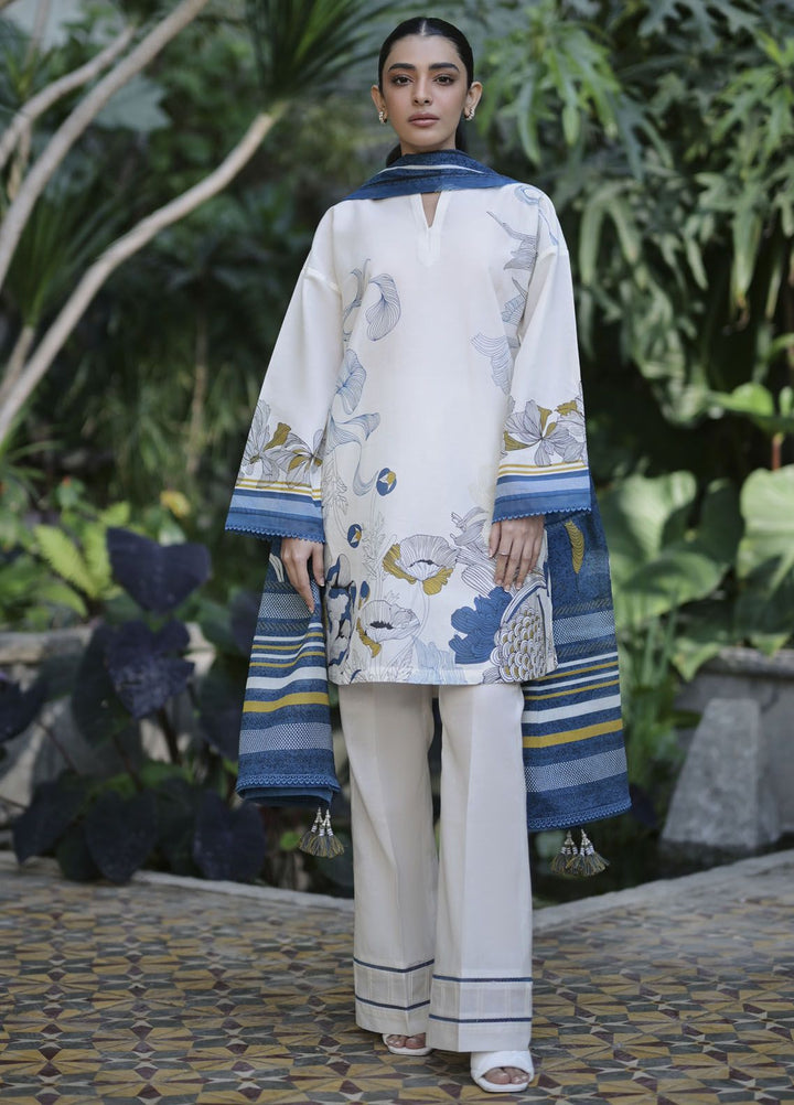 Sahar Printed Lawn Suits Unstitched 3 Piece SHR24PE S24-PL-V1-22 - Summer Collection