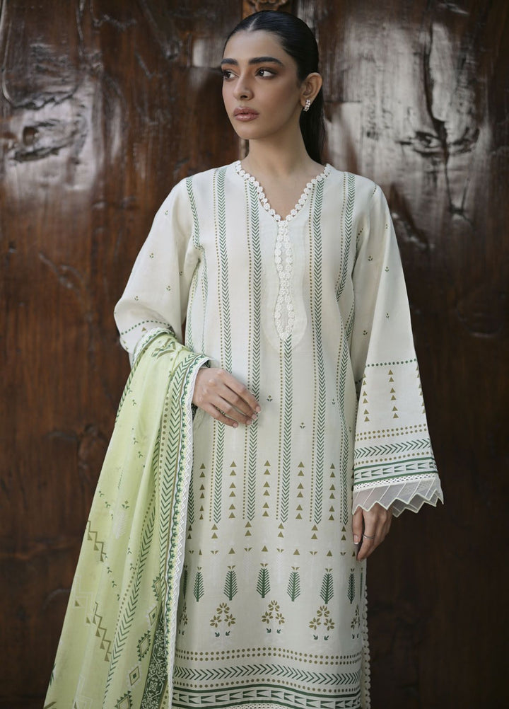 Sahar Printed Lawn Suits Unstitched 3 Piece SHR24PE S24-PL-V1-25 - Summer Collection
