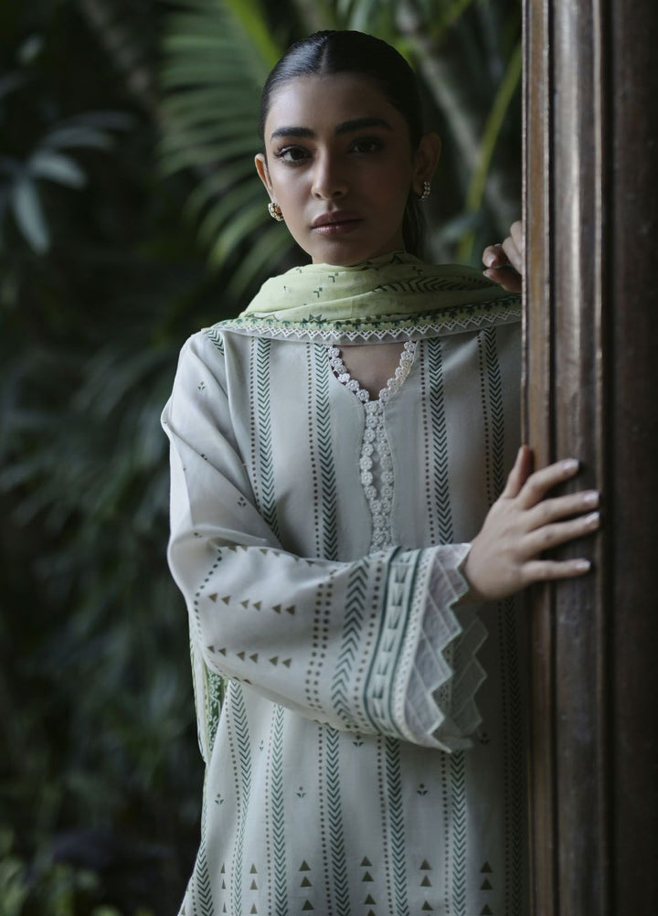 Sahar Printed Lawn Suits Unstitched 3 Piece SHR24PE S24-PL-V1-25 - Summer Collection