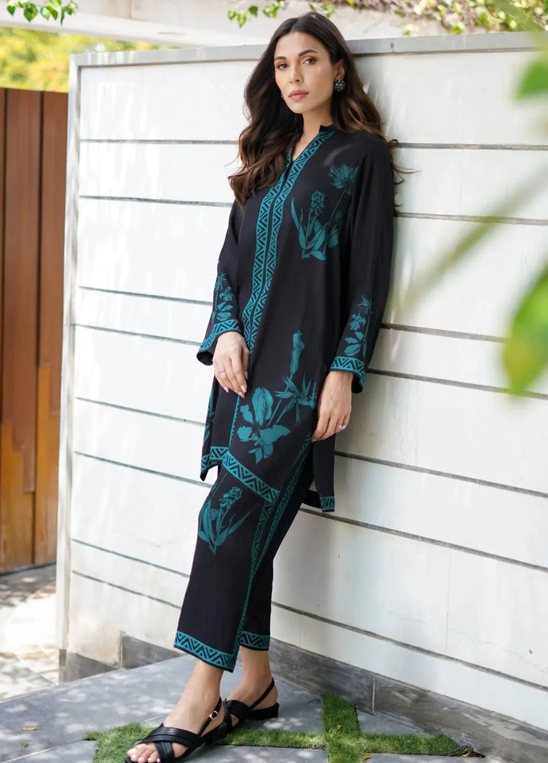 Sahar Printed Marina Suits Unstitched 2 Piece SHR24FP MT-V1-24-01 - Fall Collection