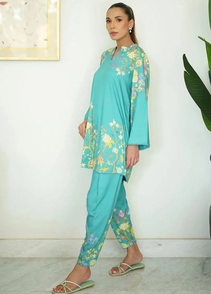 Sahar Printed Marina Suits Unstitched 2 Piece SHR24FP MT-V1-24-05 - Fall Collection