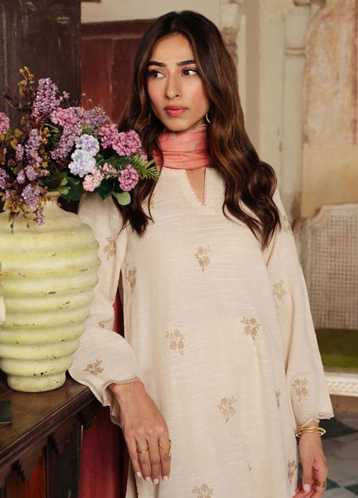 Sahar Embroidered Khaddar Suits Unstitched 3 Piece SKWD-V2-23-04 - Winter Collection