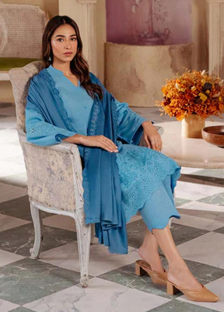 Sahar Embroidered Khaddar Suits Unstitched 3 Piece SKWD-V2-23-07 - Winter Collection