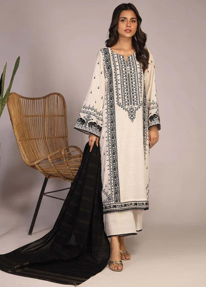 Sahar Embroidered Lawn Suits Unstitched 3 Piece SHR23EL SL-SLUB-23-03 - Summer Collection