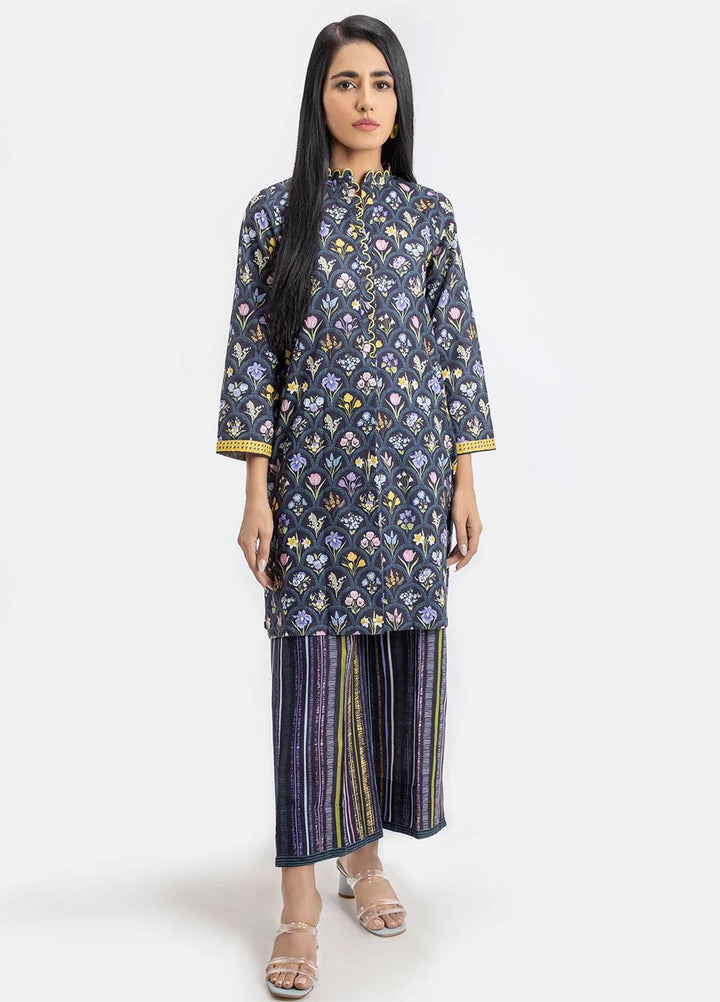 Sahar Printed Khaddar Suits Unstitched 2 Piece SHR22KC SWK-V1-22-010 - Winter Collection