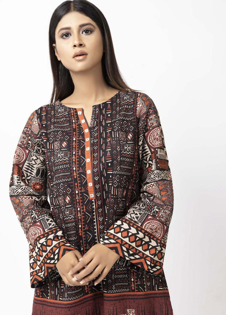 Sahar Printed Khaddar  Unstitched Kurties SHR22KC SWK-V1-22-013 - Winter Collection
