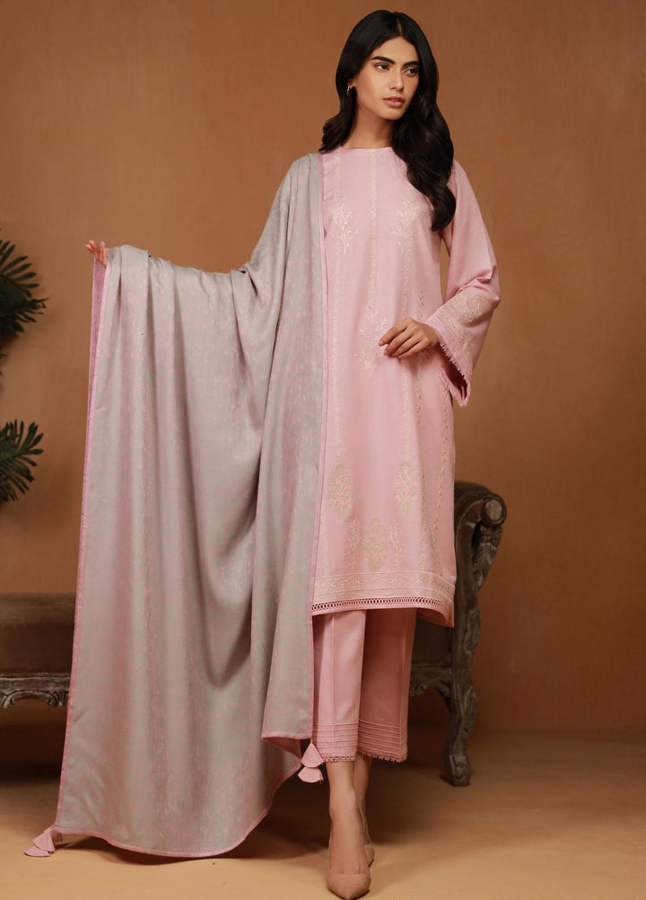 Sahar Embroidered Karandi Suits Unstitched 3 Piece SHR23WK SK-V2-23-05 - Winter Collection