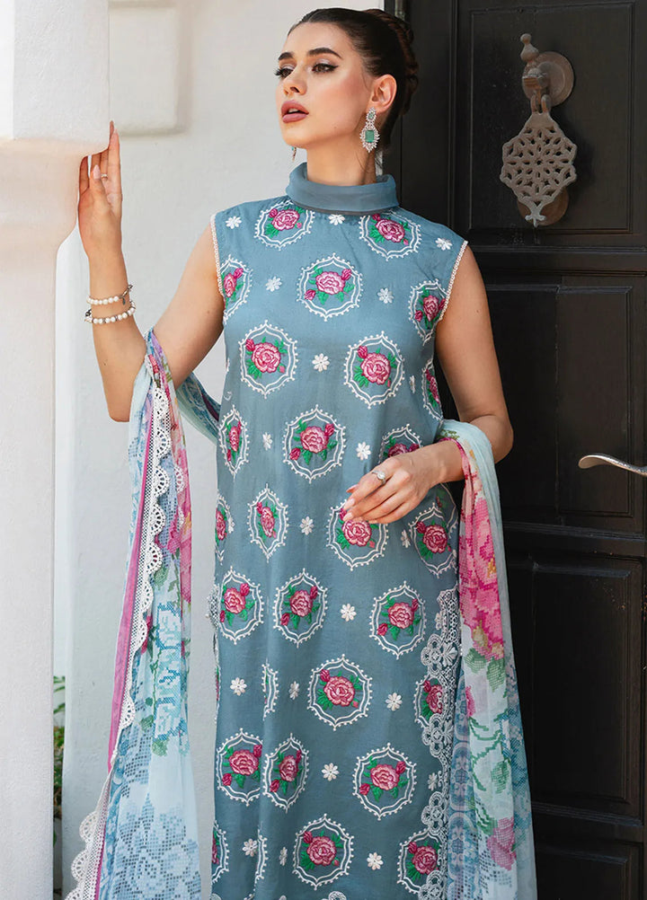 Saira Rizwan Embroidered Lawn Suits Unstitched Lawn SR24L2 D-09 Amal - Summer Collection