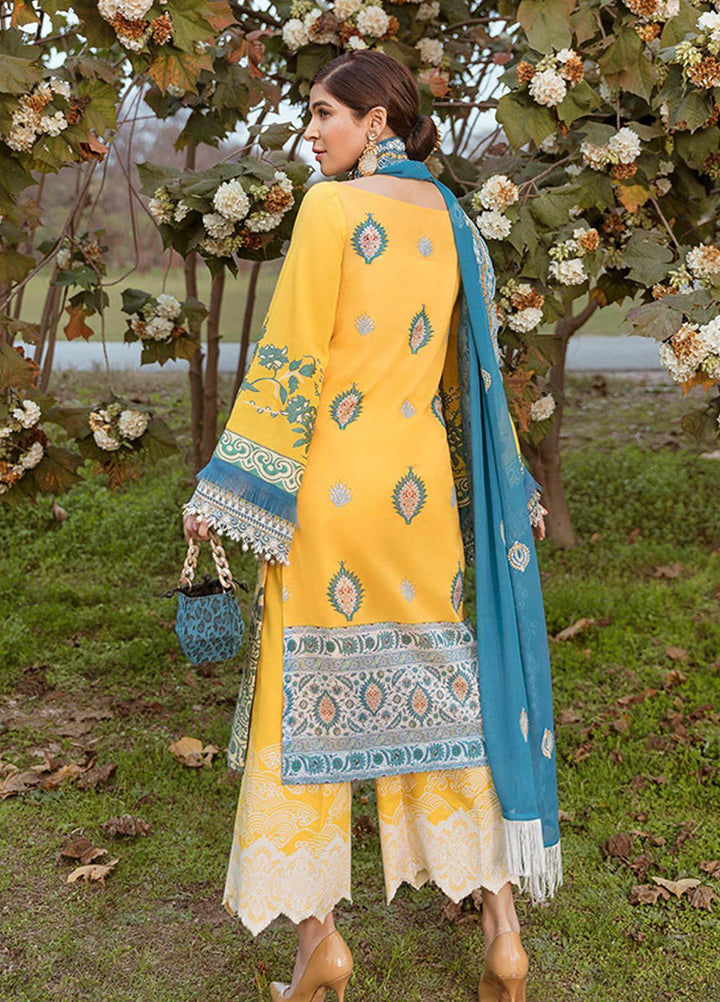 Saira Rizwan Embroidered Lawn Suits Unstitched 3 Piece SR21L 03 Sorfina - Summer Collection