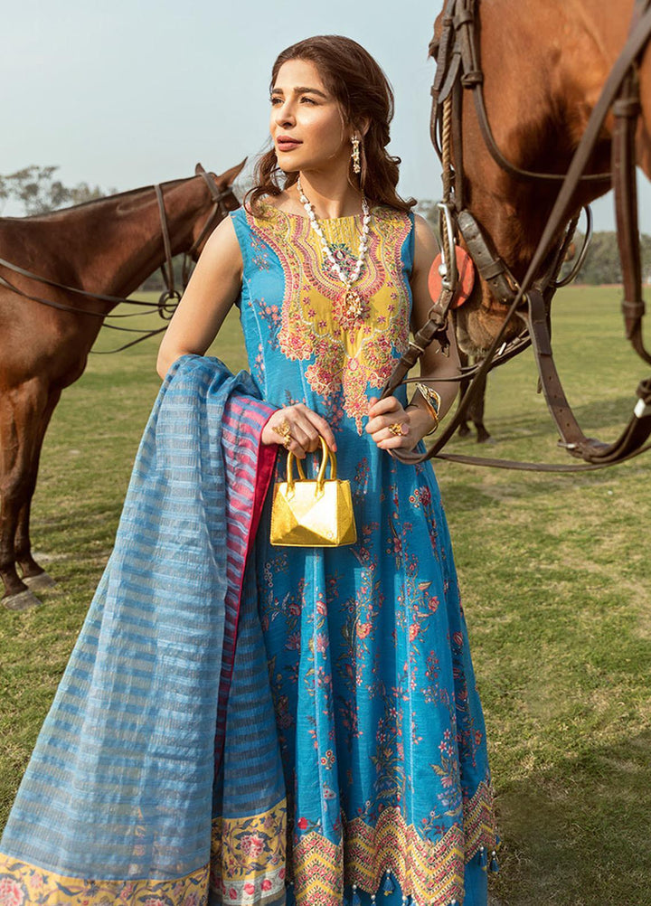 Saira Rizwan Embroidered Lawn Suits Unstitched 3 Piece SR21L 06 Gul Panrha - Summer Collection
