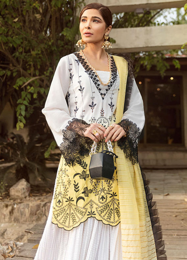 Saira Rizwan Embroidered Lawn Suits Unstitched 3 Piece SR21L 07 Gumaan - Summer Collection