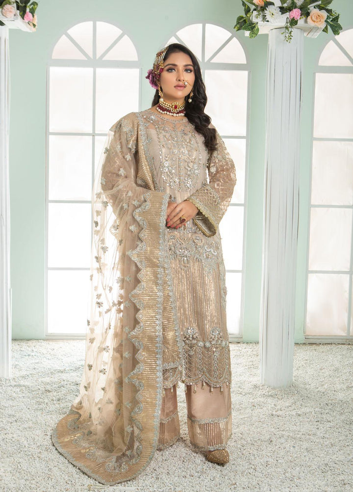 Sadya Sumair Luxury tulle Pret   3 Piece Dress SS21SD Raksh