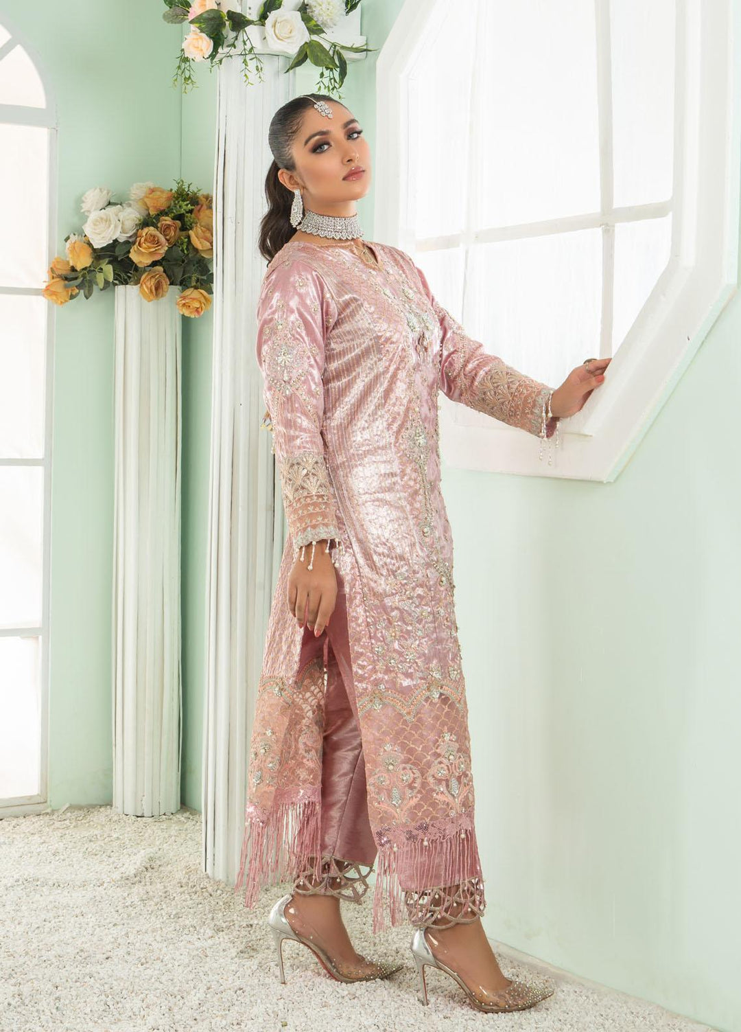 Sadya Sumair Luxury Pret   3 Piece Dress SS21SD Sakhi