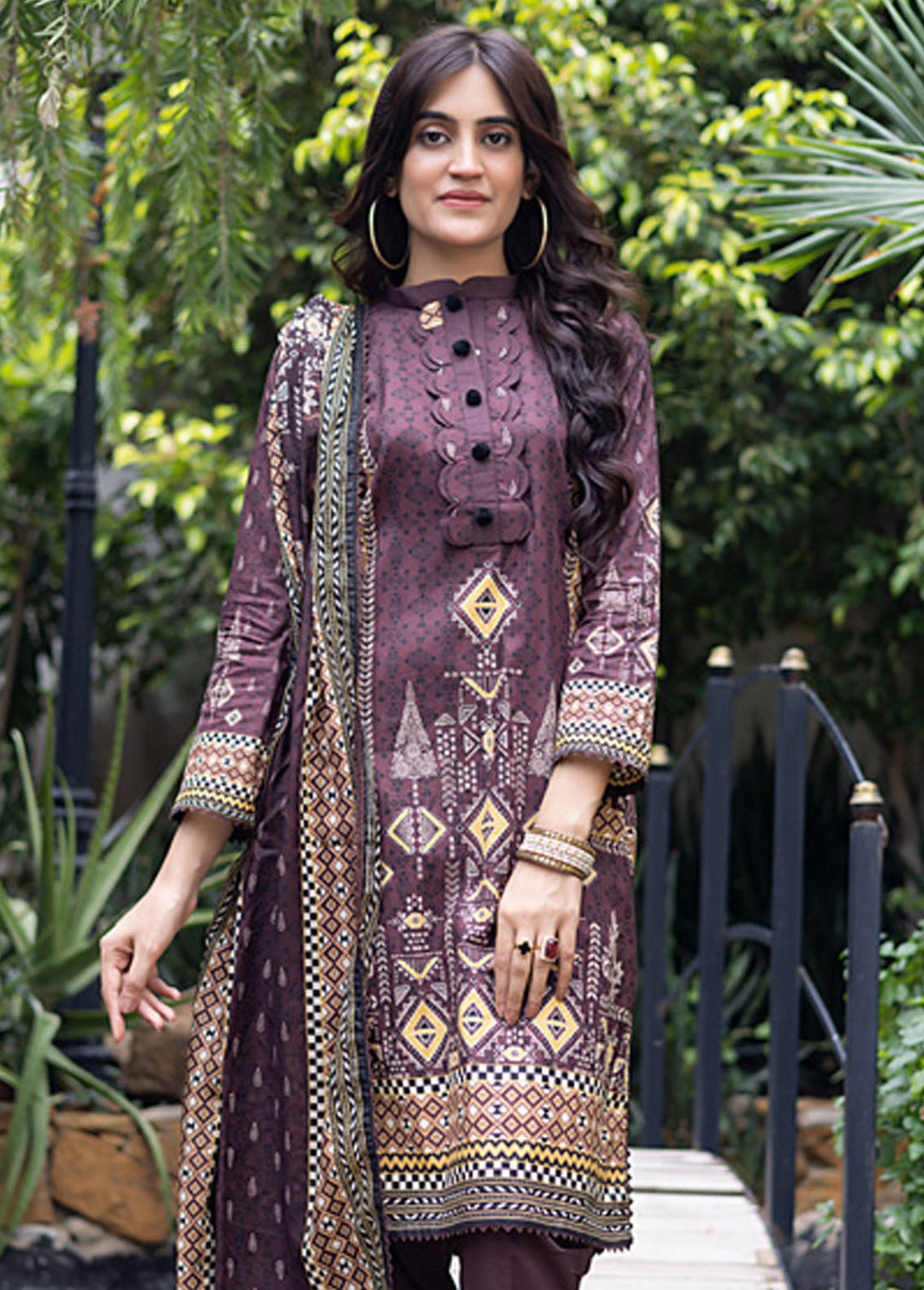 Salina By Regalia Textile Printed Lawn Suits Unstitched 3 Piece RGT24SS SS-1 - Summer Collection