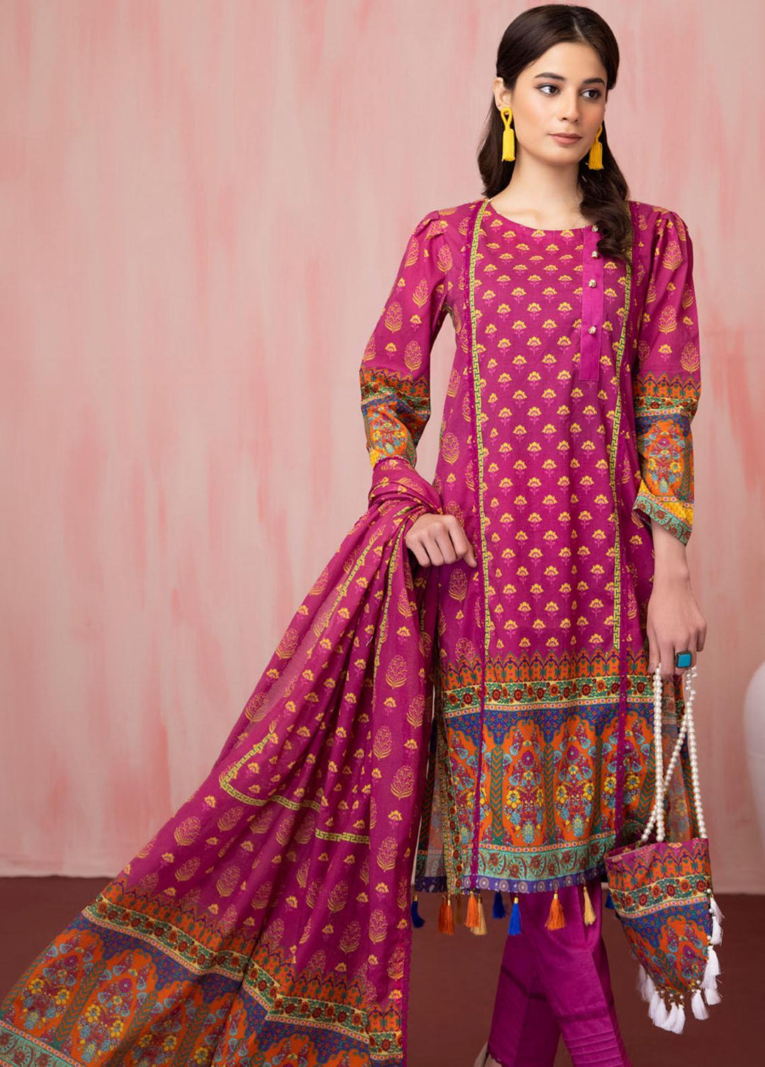 Salina By Regalia Textiles Printed Lawn Suits Unstitched 3 Piece RGT23-S5 04 - Summer Collection