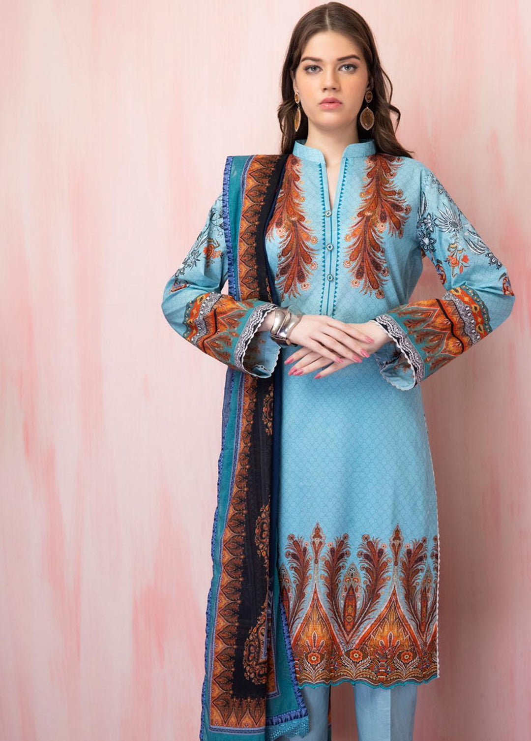 Salina By Regalia Textiles Printed Lawn Suits Unstitched 3 Piece RGT23-S5 06 - Summer Collection