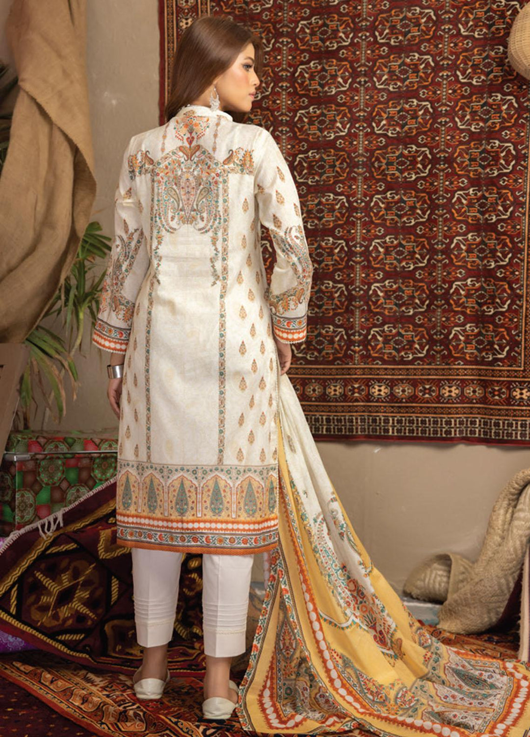 Salina By Regalia Textiles Printed Lawn Suits Unstitched 3 Piece RGT23SP D-04 - Summer Collection