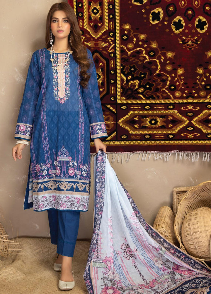 Salina By Regalia Textiles Printed Lawn Suits Unstitched 3 Piece RGT23SP D-07 - Summer Collection