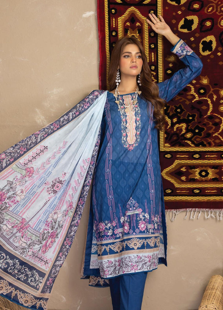 Salina By Regalia Textiles Printed Lawn Suits Unstitched 3 Piece RGT23SP D-07 - Summer Collection