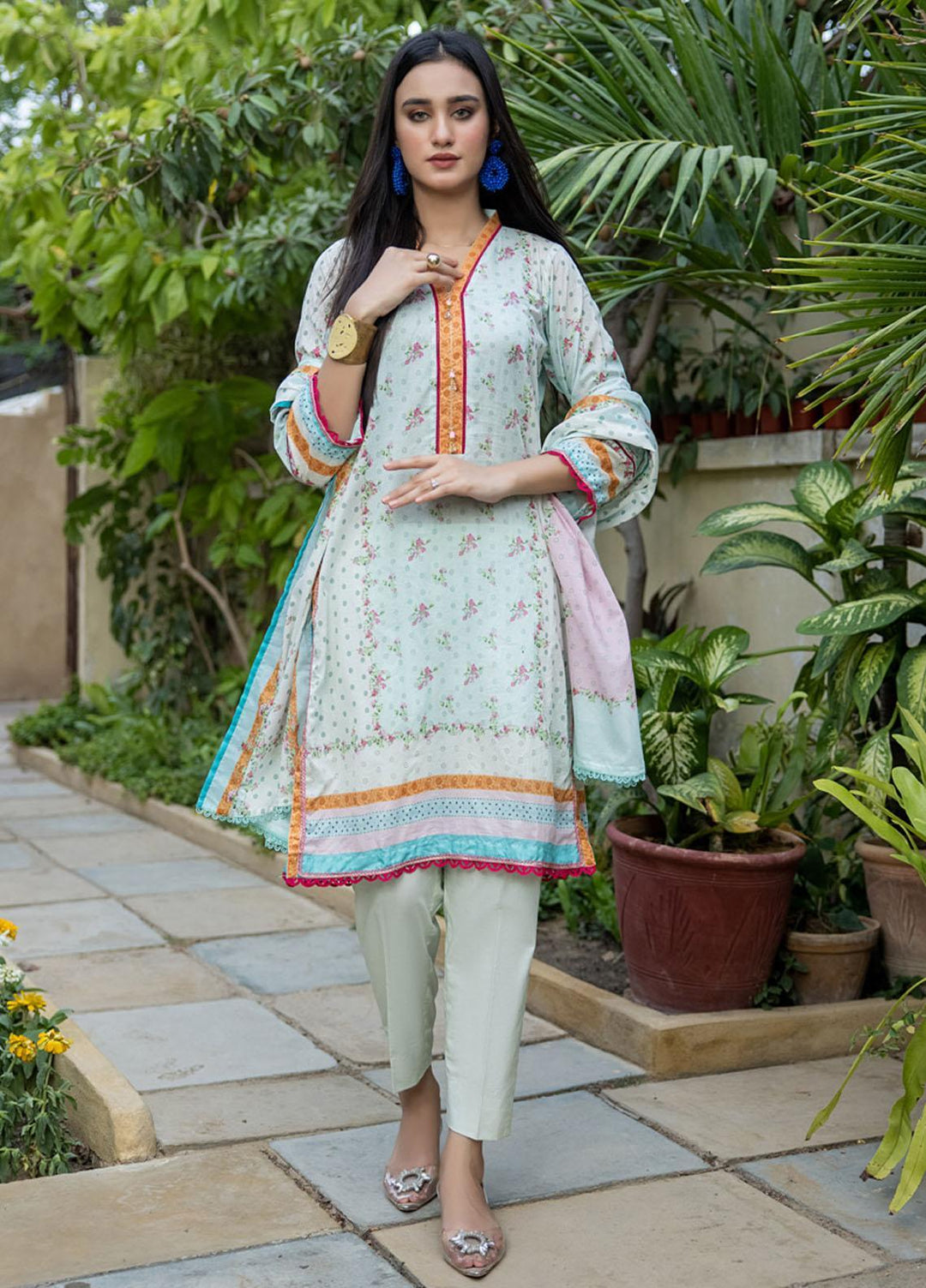 Salina by Regalia Textiles Printed Lawn Suits Unstitched 3 Piece SRTLV822 01 - Summer Collection