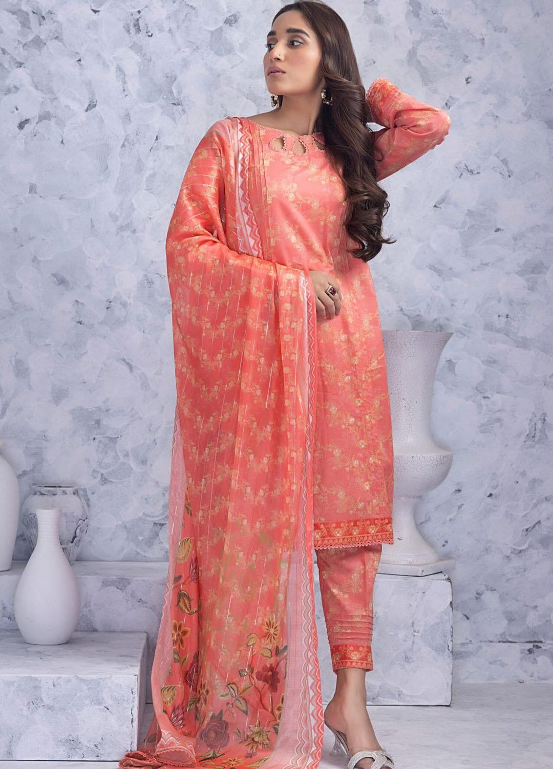 Salina By Regalia Textiles Printed Lawn Suits Unstitched 3 Piece RGT23SSZ D-09 - Summer Collection