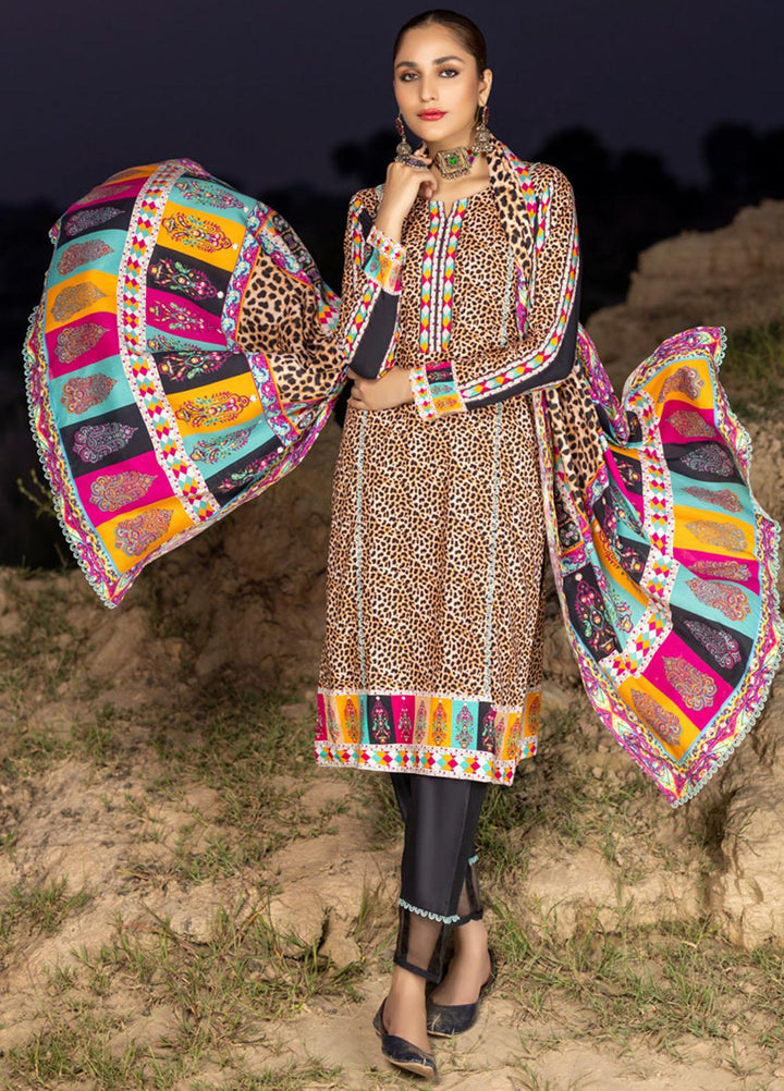 Salina by Regalia Textiles Printed Linen Suits Unstitched 3 Piece RGT22SP D9 - Winter Collection