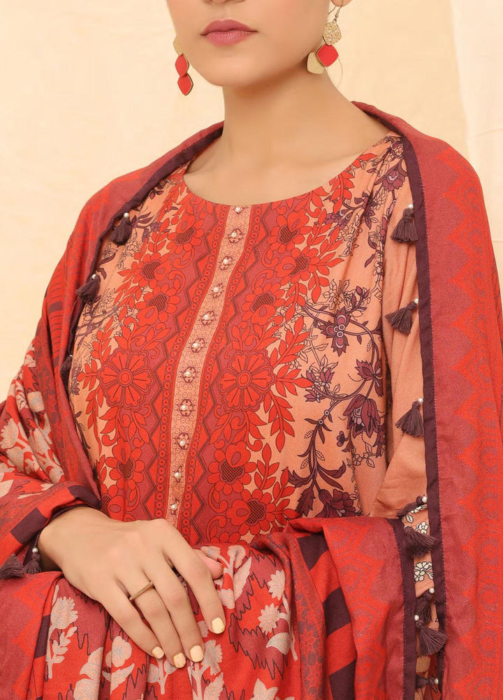 Salitex Printed Linen Suits Unstitched 3 Piece ST22SP WK-01177UT - Winter Collection