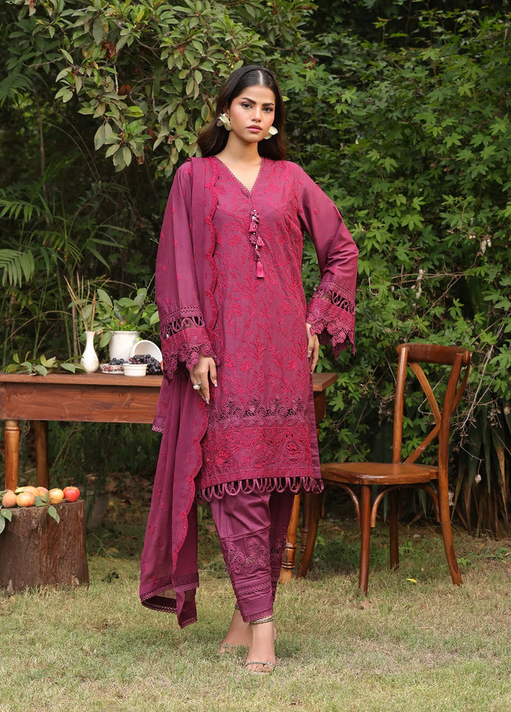 Salitex Embroidered Cambric Suits Unstitched 3 Piece UNS24CK013UT - Summer Collection