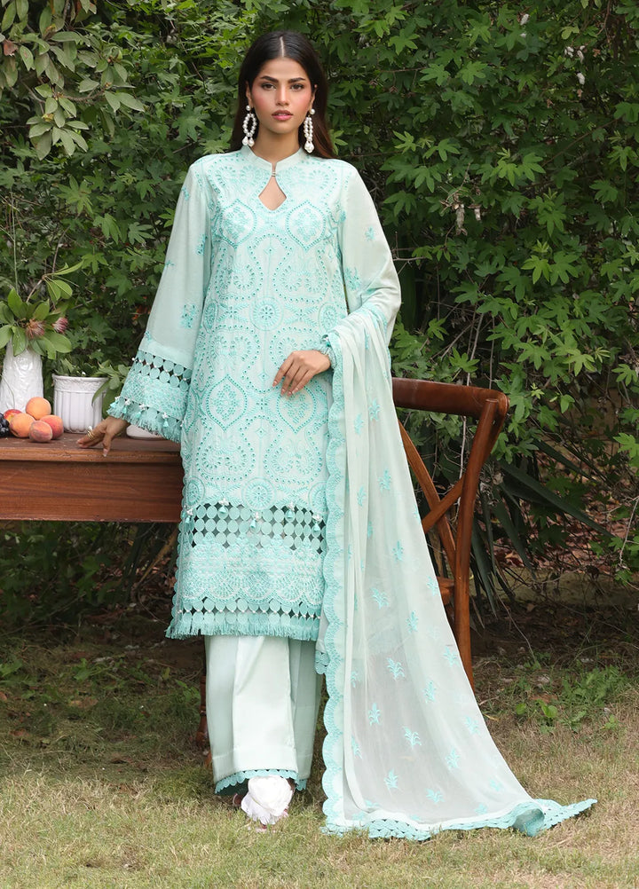 Salitex Embroidered Cambric Suits Unstitched 3 Piece UNS24CK022UT - Summer Collection
