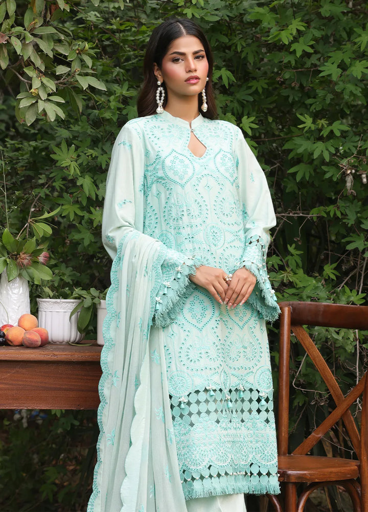 Salitex Embroidered Cambric Suits Unstitched 3 Piece UNS24CK022UT - Summer Collection
