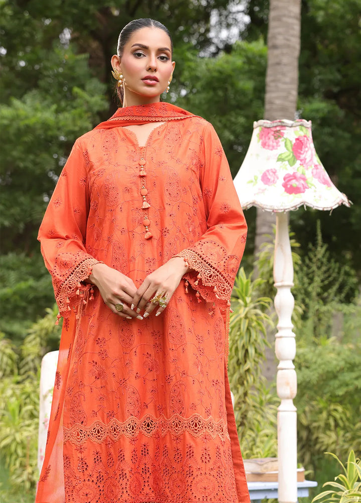 Salitex Embroidered Cambric Suits Unstitched 3 Piece UNW24CK011UT - Summer Collection