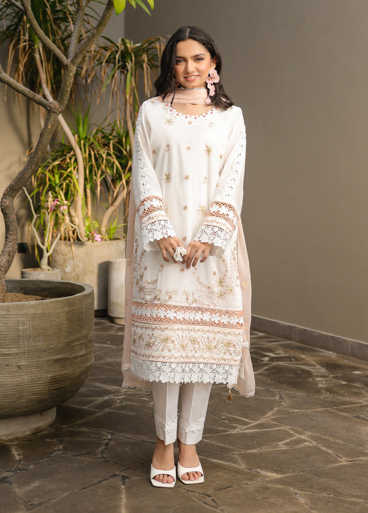 Salitex Embroidered Lawn Suits Unstitched 3 Piece SUNS7ALM070UT - Summer Collection