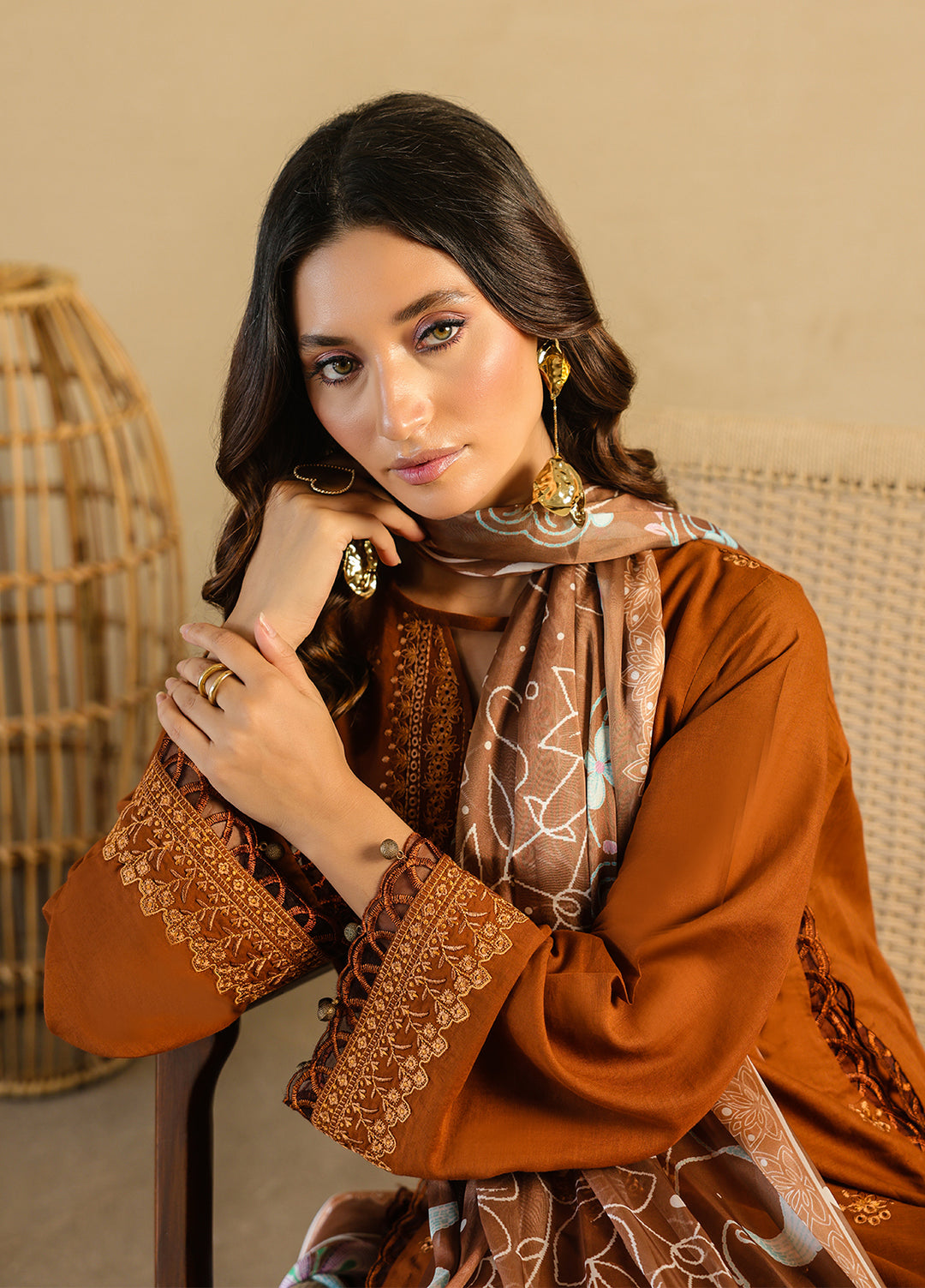Salitex Embroidered Lawn Suits Unstitched 3 Piece SUNS7ALM071UT - Summer Collection