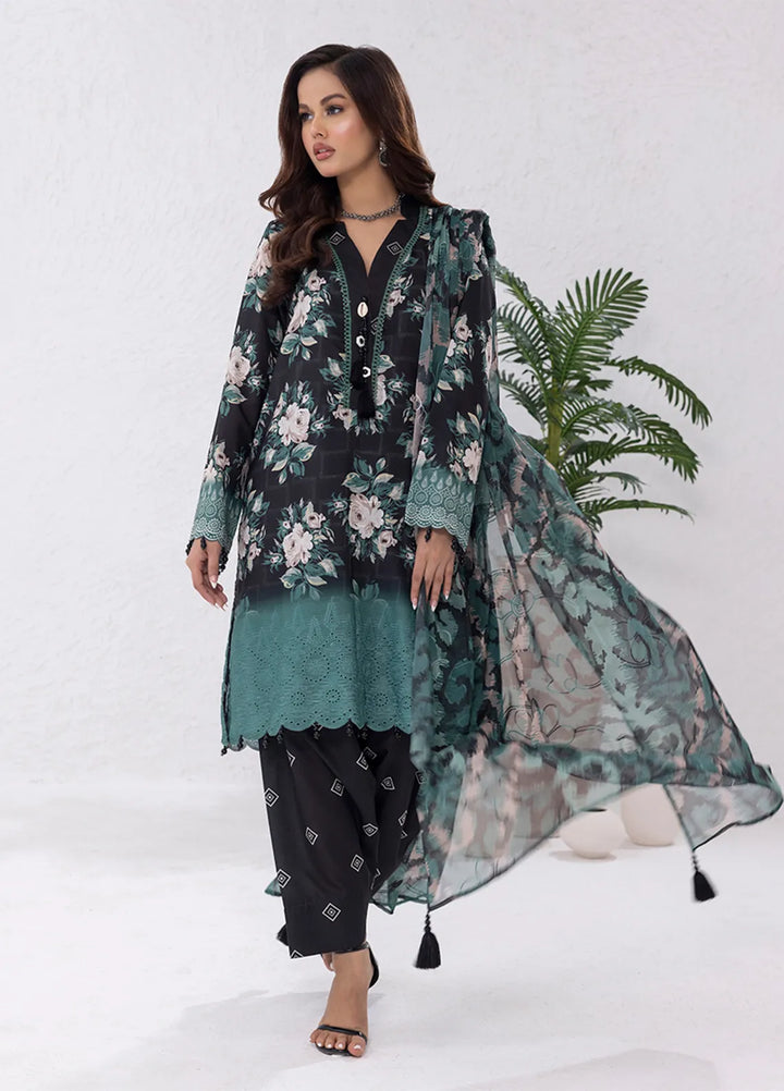 Salitex Embroidered Lawn Suits Unstitched 3 Piece SUNS7PCK004UT - Summer Collection