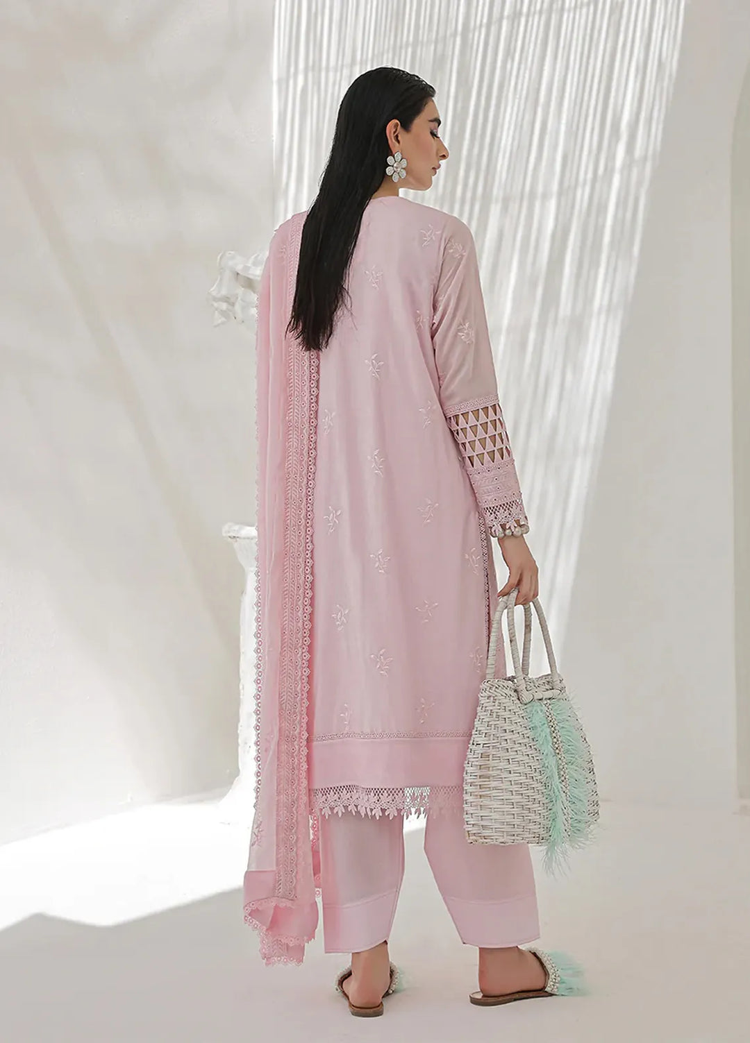 Salitex Embroidered Lawn Suits Unstitched 3 Piece UNS24CK003UT - Festive Collection