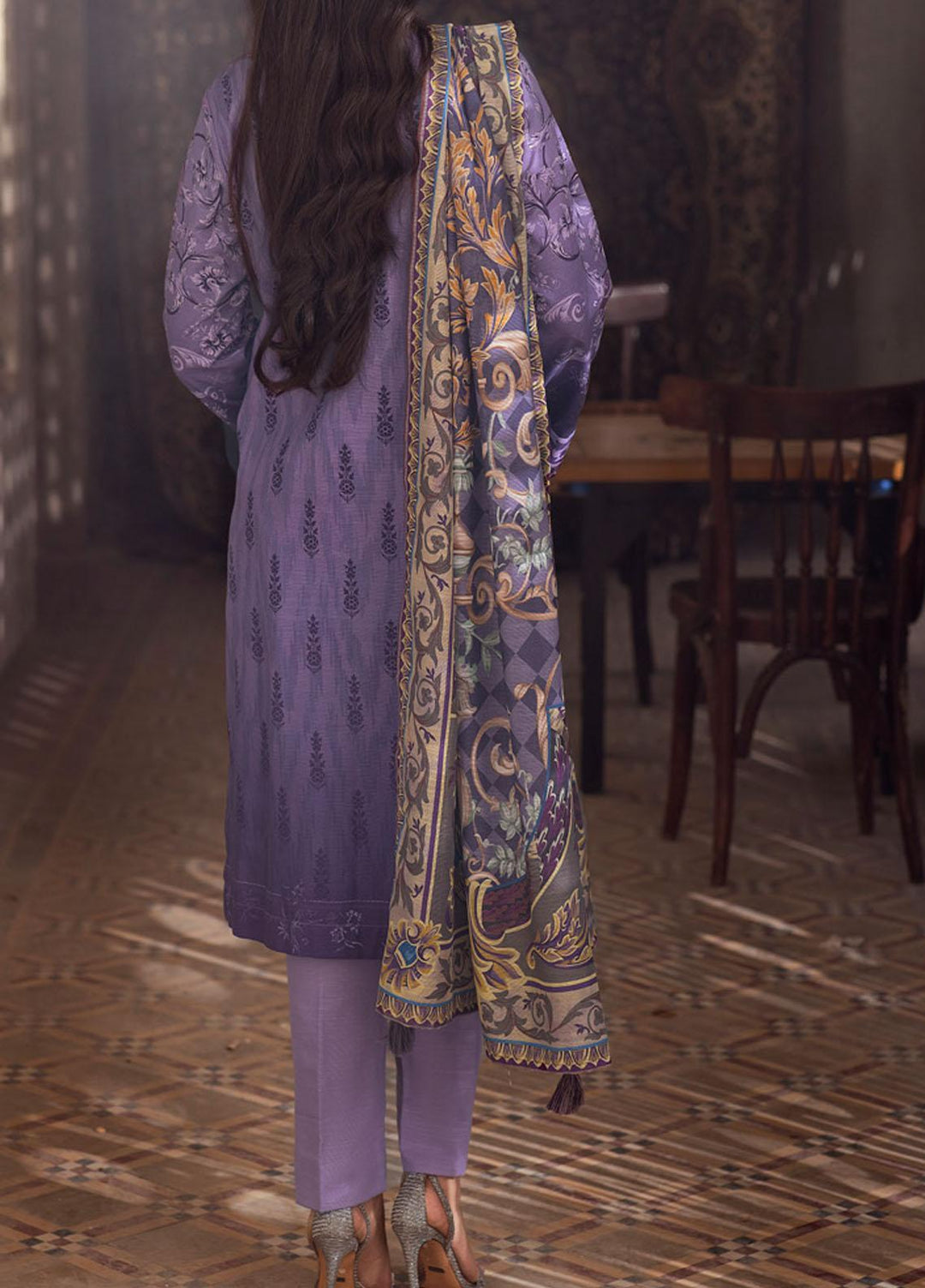 Salitex Printed Khaddar Suits Unstitched 3 Piece SL21KW WK-00915 - Winter Collection