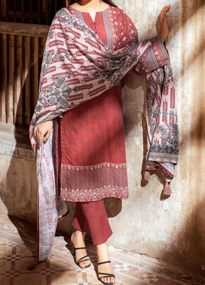 Salitex Printed Khaddar Suits Unstitched 3 Piece SL21KW WK-00923 - Winter Collection