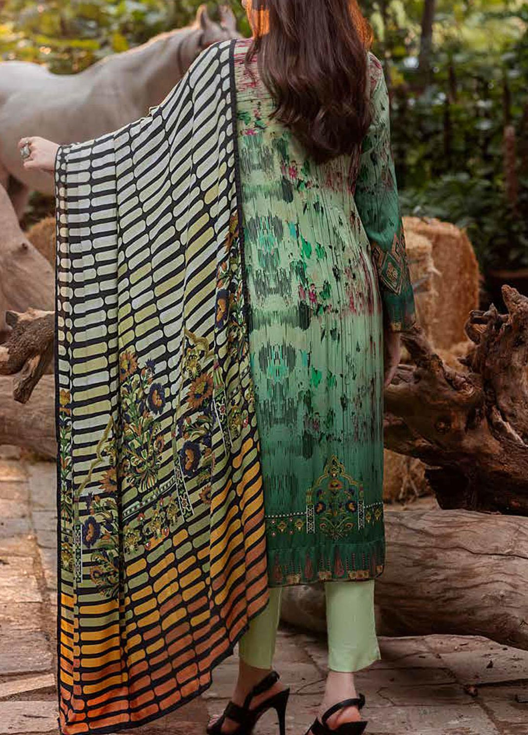 Salitex Printed Linen Suits Unstitched 3 Piece SL21PL WK-00843 - Winter Collection
