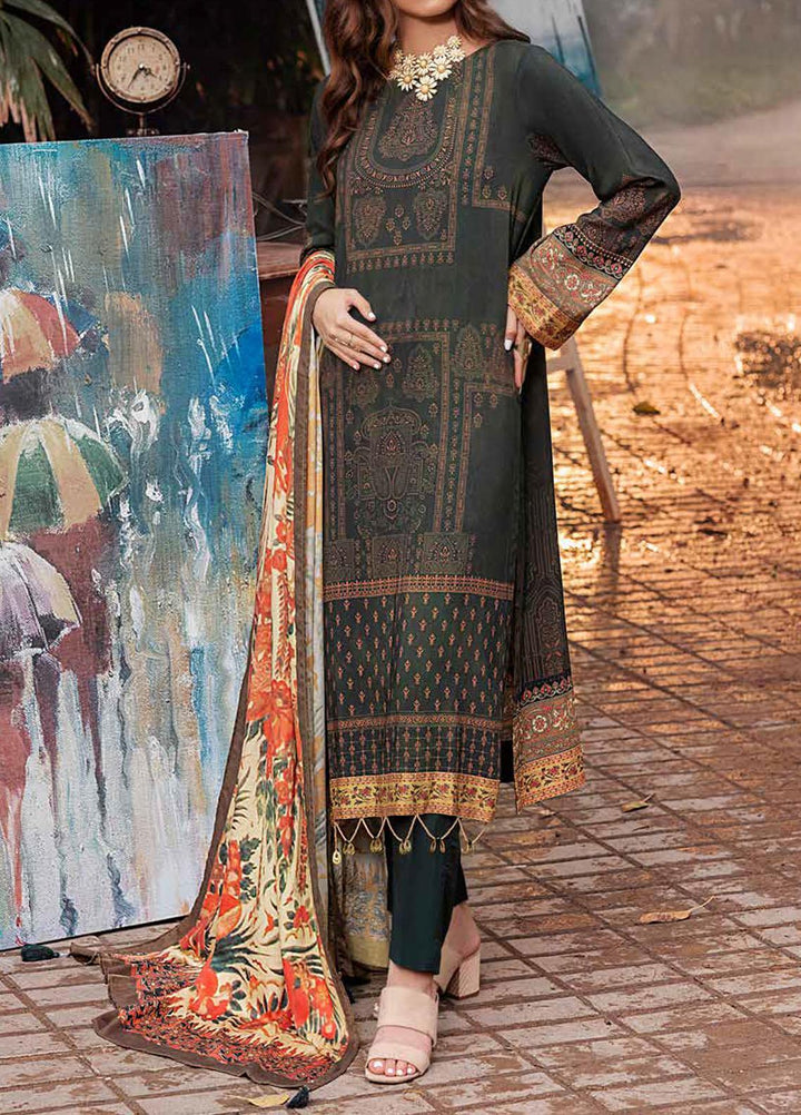 Salitex Printed Linen Suits Unstitched 3 Piece SL21PL WK-00844 - Winter Collection