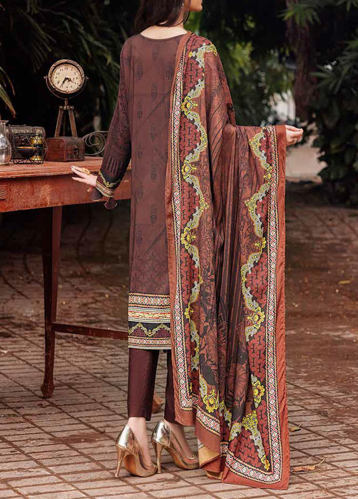 Salitex Printed Linen Suits Unstitched 3 Piece SL21PL WK-00845 - Winter Collection