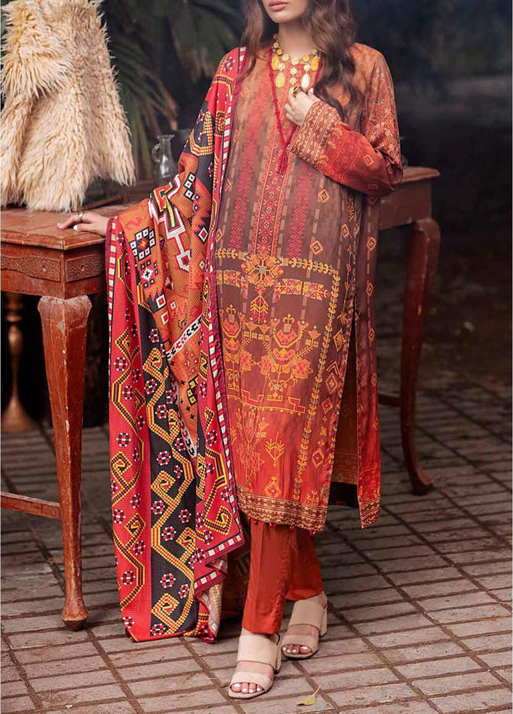 Salitex Printed Linen Suits Unstitched 3 Piece SL21PL WK-00846 - Winter Collection
