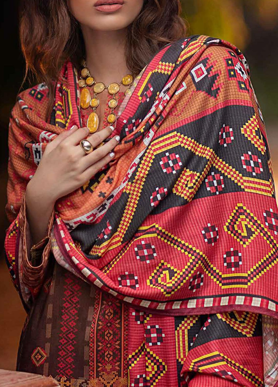 Salitex Printed Linen Suits Unstitched 3 Piece SL21PL WK-00846 - Winter Collection